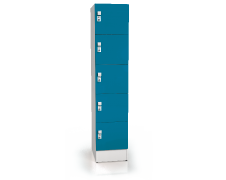 Premium lockers with five lockable boxes ALFORT AD 1920 x 400 x 520